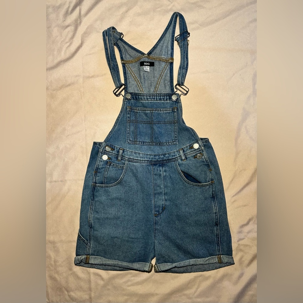 BDG Blue Denim Overalls